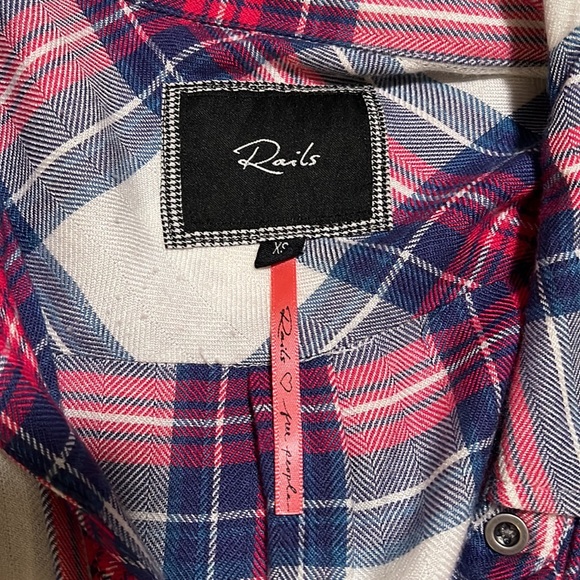 Rails for Free People button down plaid shirt - Picture 6 of 10